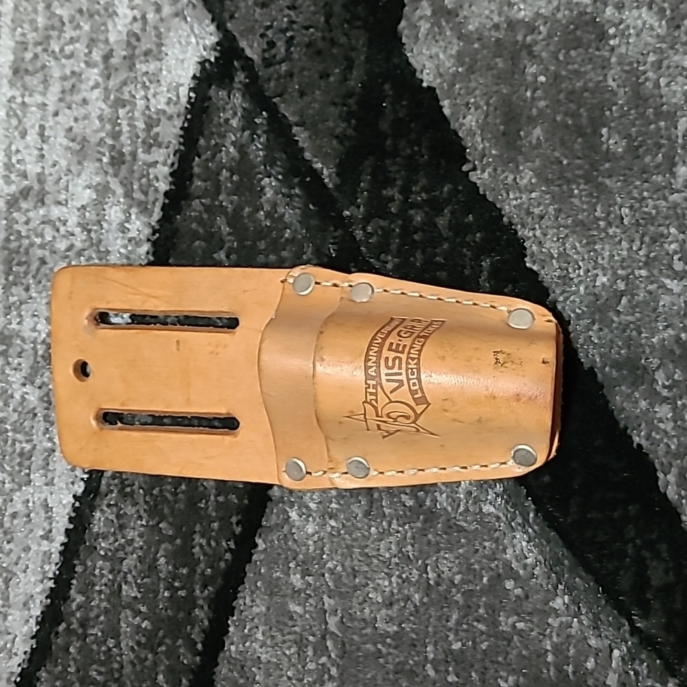 VISE-GRIP 75th Anniversary Vintage Double locking Tools Leather Belt Hol…